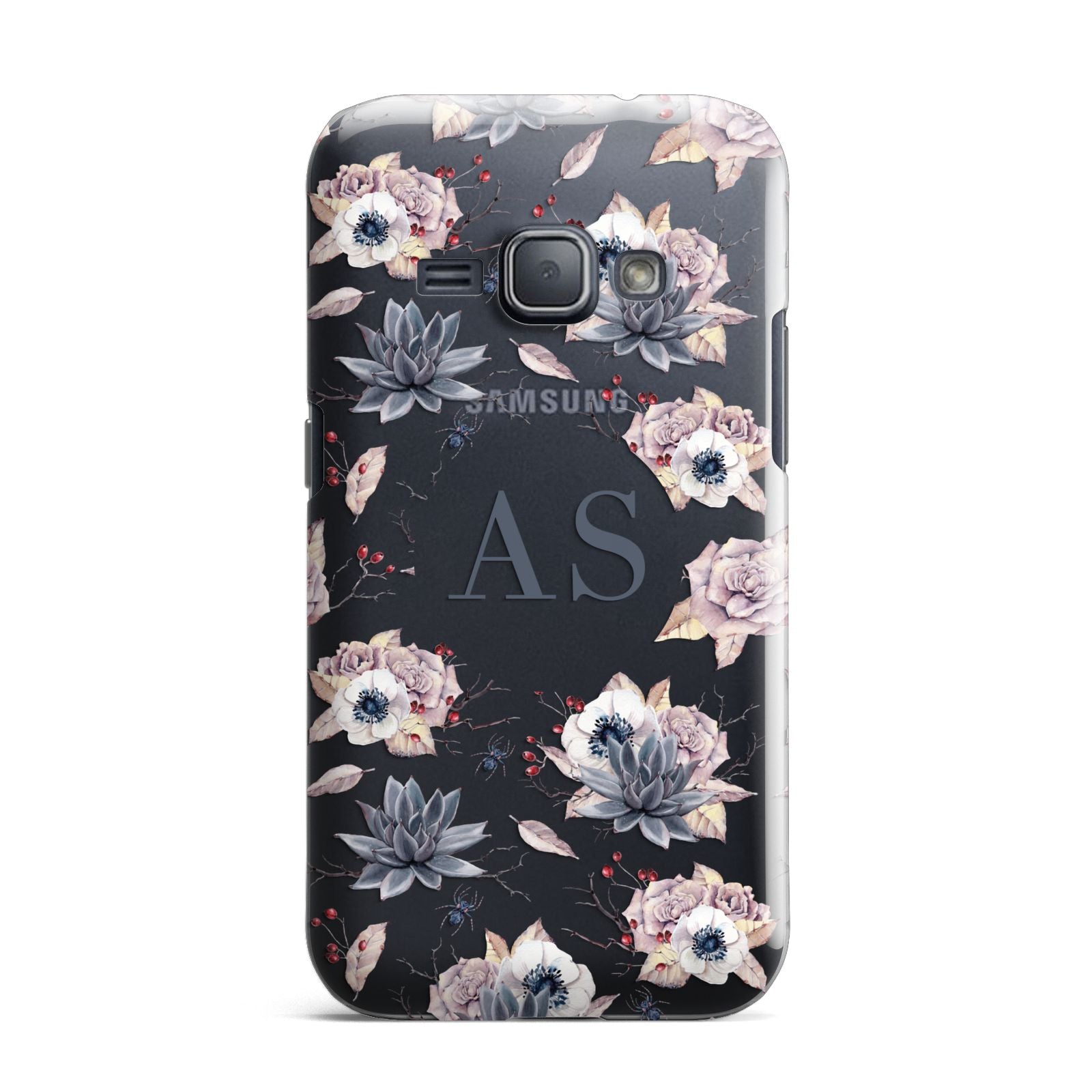 Personalised Halloween Floral Samsung Galaxy J1 2016 Case