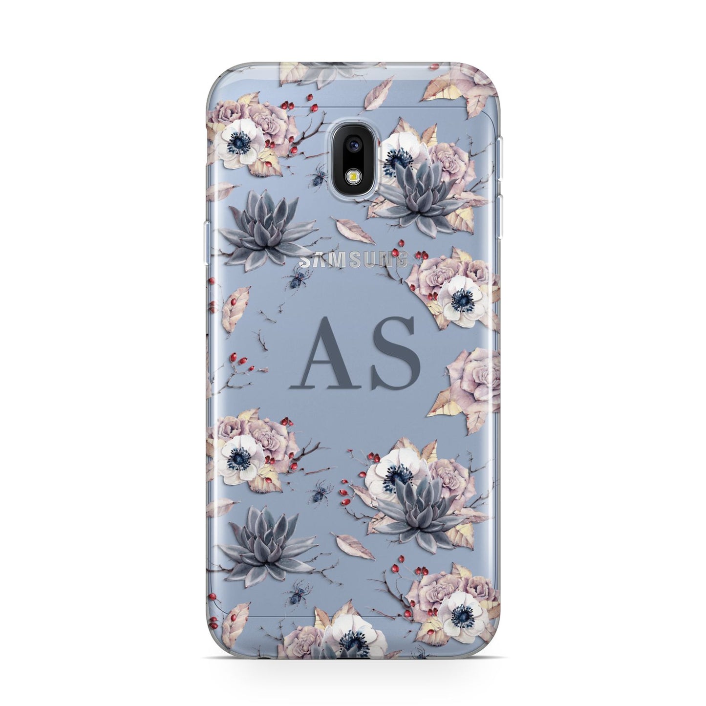Personalised Halloween Floral Samsung Galaxy J3 2017 Case