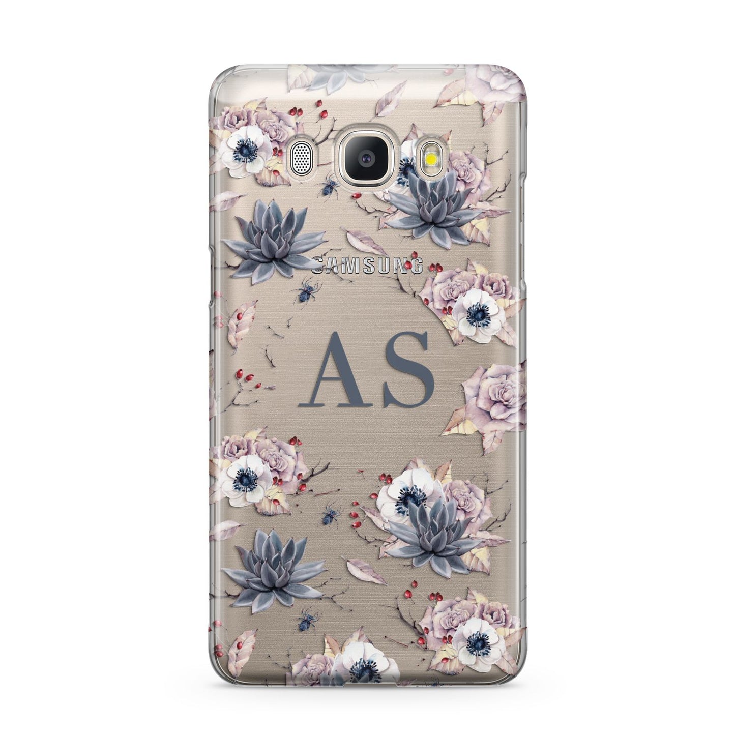 Personalised Halloween Floral Samsung Galaxy J5 2016 Case