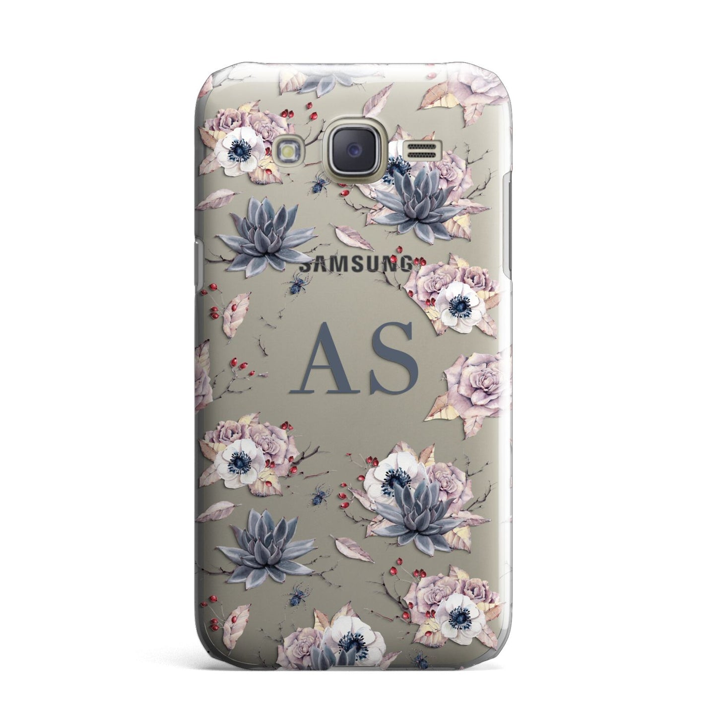 Personalised Halloween Floral Samsung Galaxy J7 Case