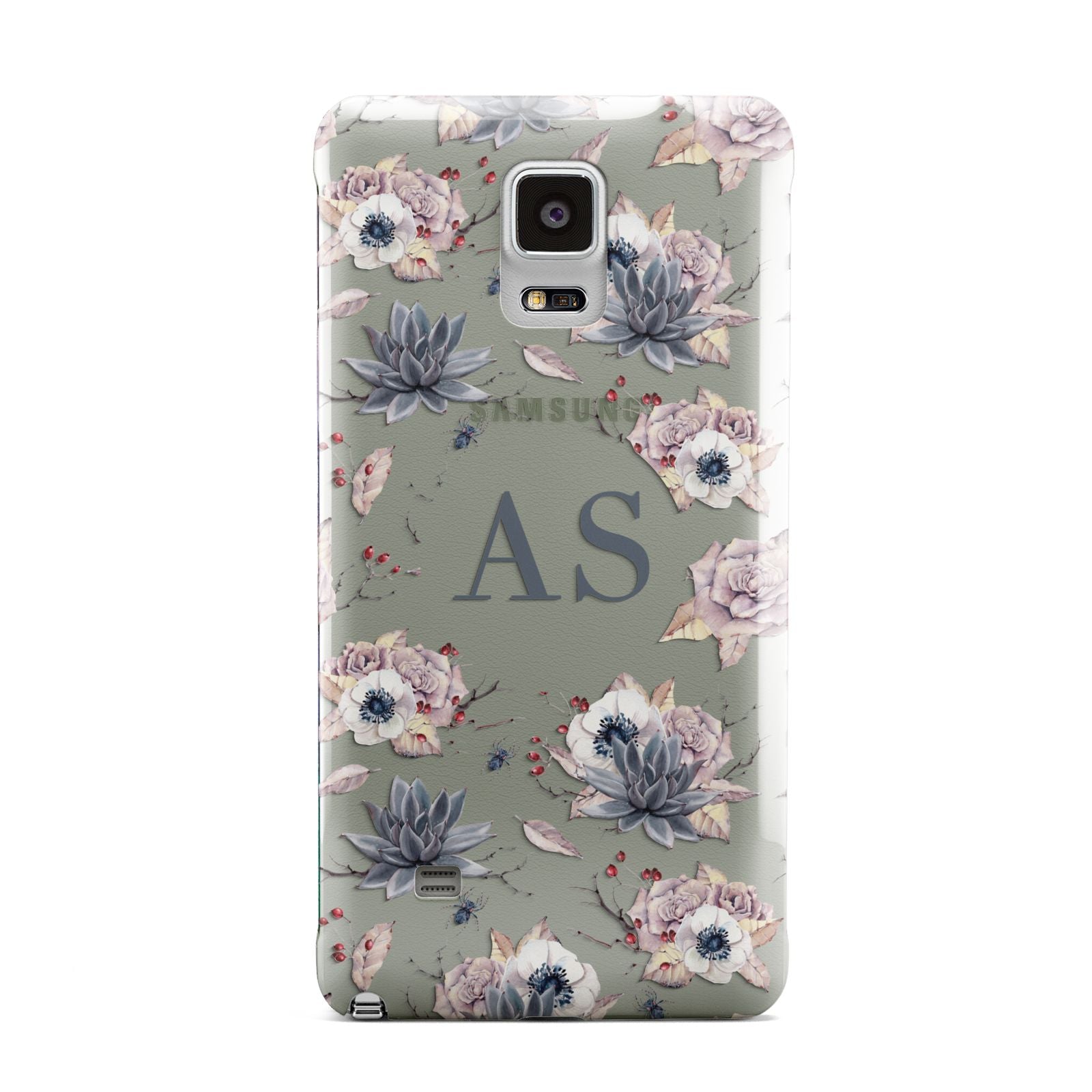 Personalised Halloween Floral Samsung Galaxy Note 4 Case