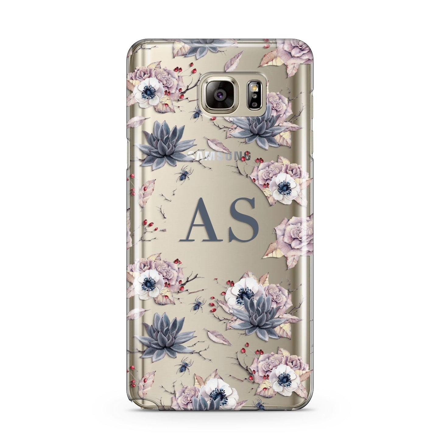 Personalised Halloween Floral Samsung Galaxy Note 5 Case