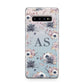 Personalised Halloween Floral Samsung Galaxy S10 Plus Case