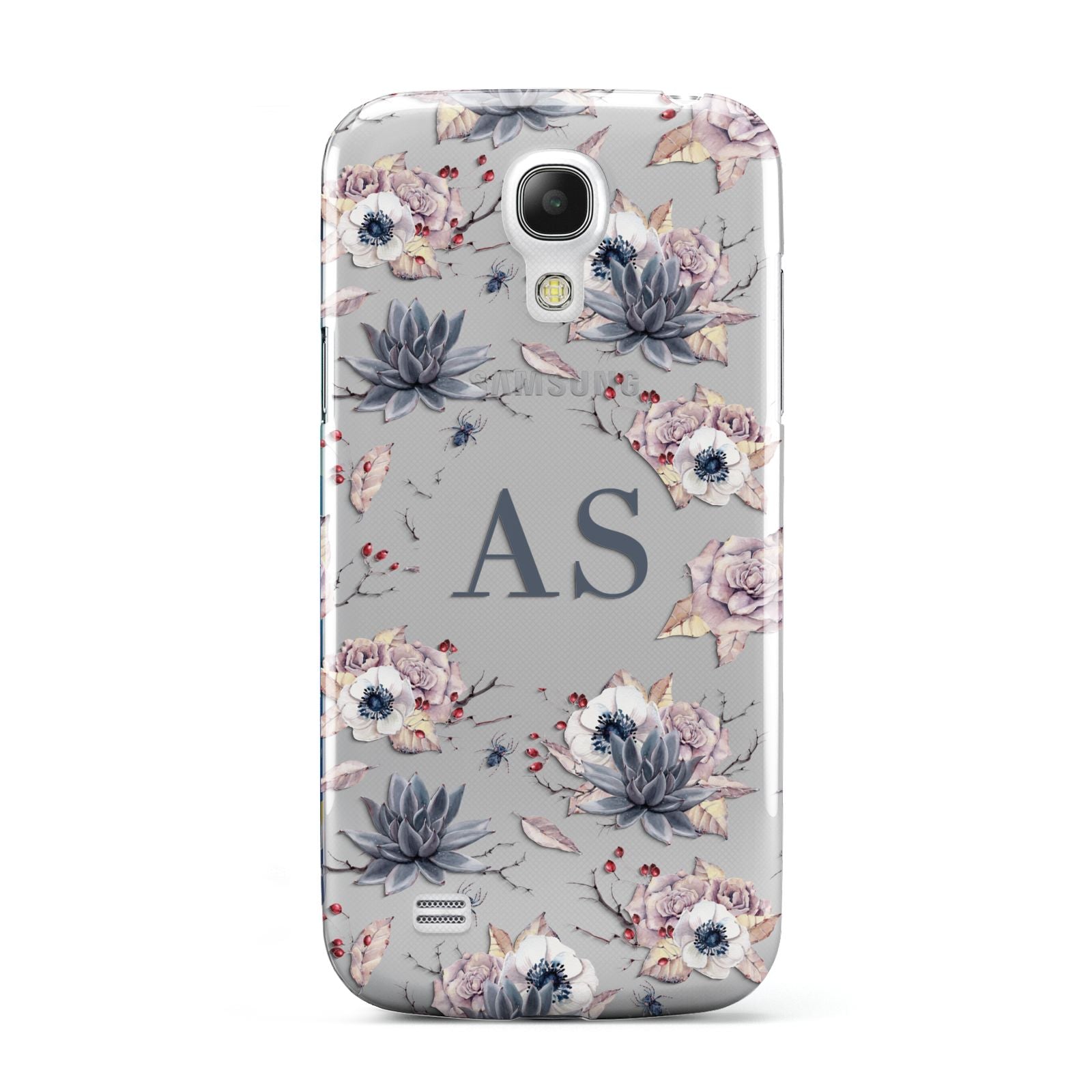 Personalised Halloween Floral Samsung Galaxy S4 Mini Case