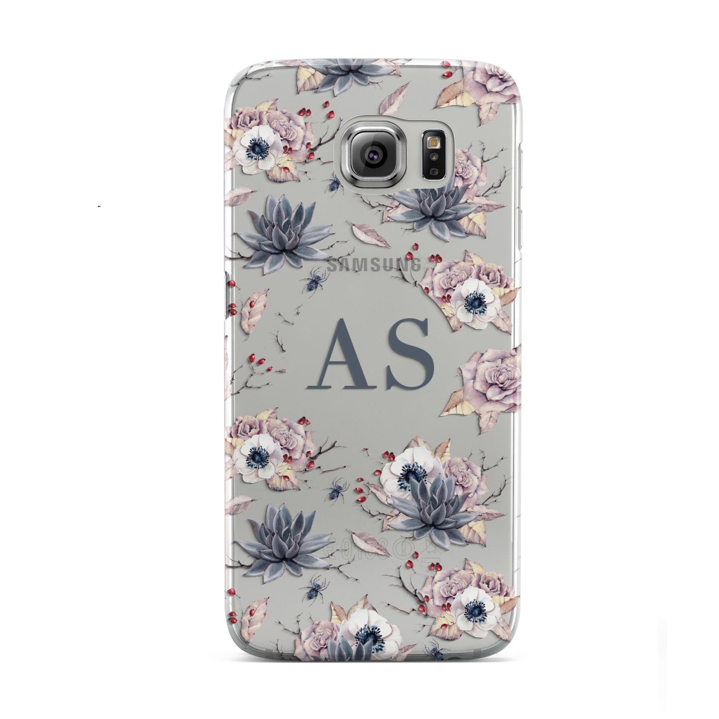 Personalised Halloween Floral Samsung Galaxy S6 Case
