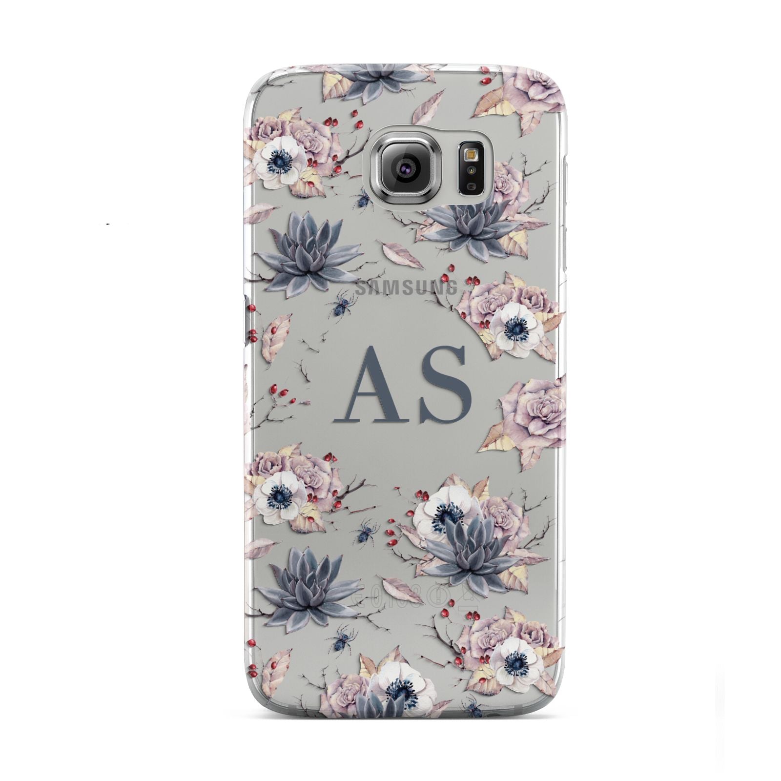 Personalised Halloween Floral Samsung Galaxy S6 Case