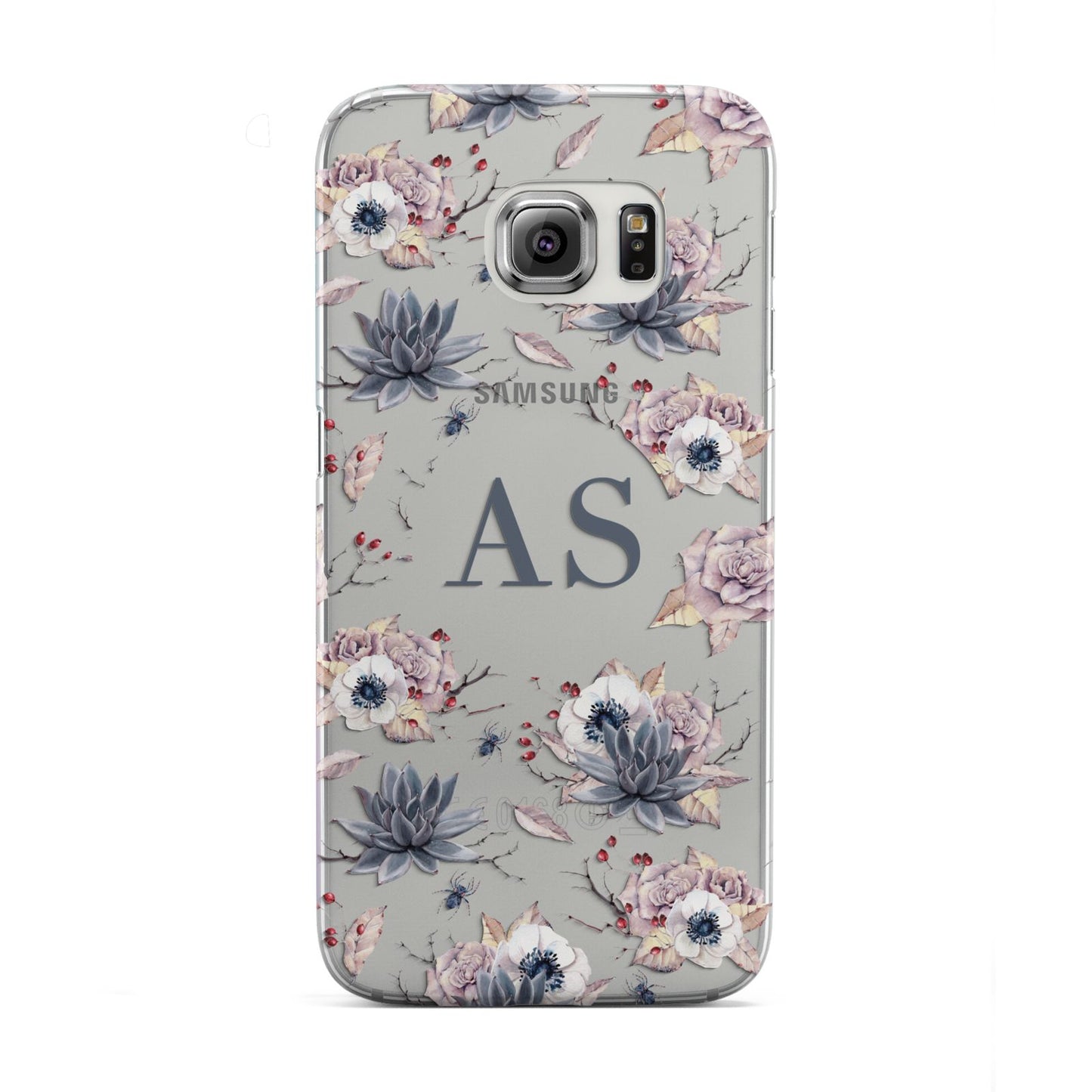 Personalised Halloween Floral Samsung Galaxy S6 Edge Case