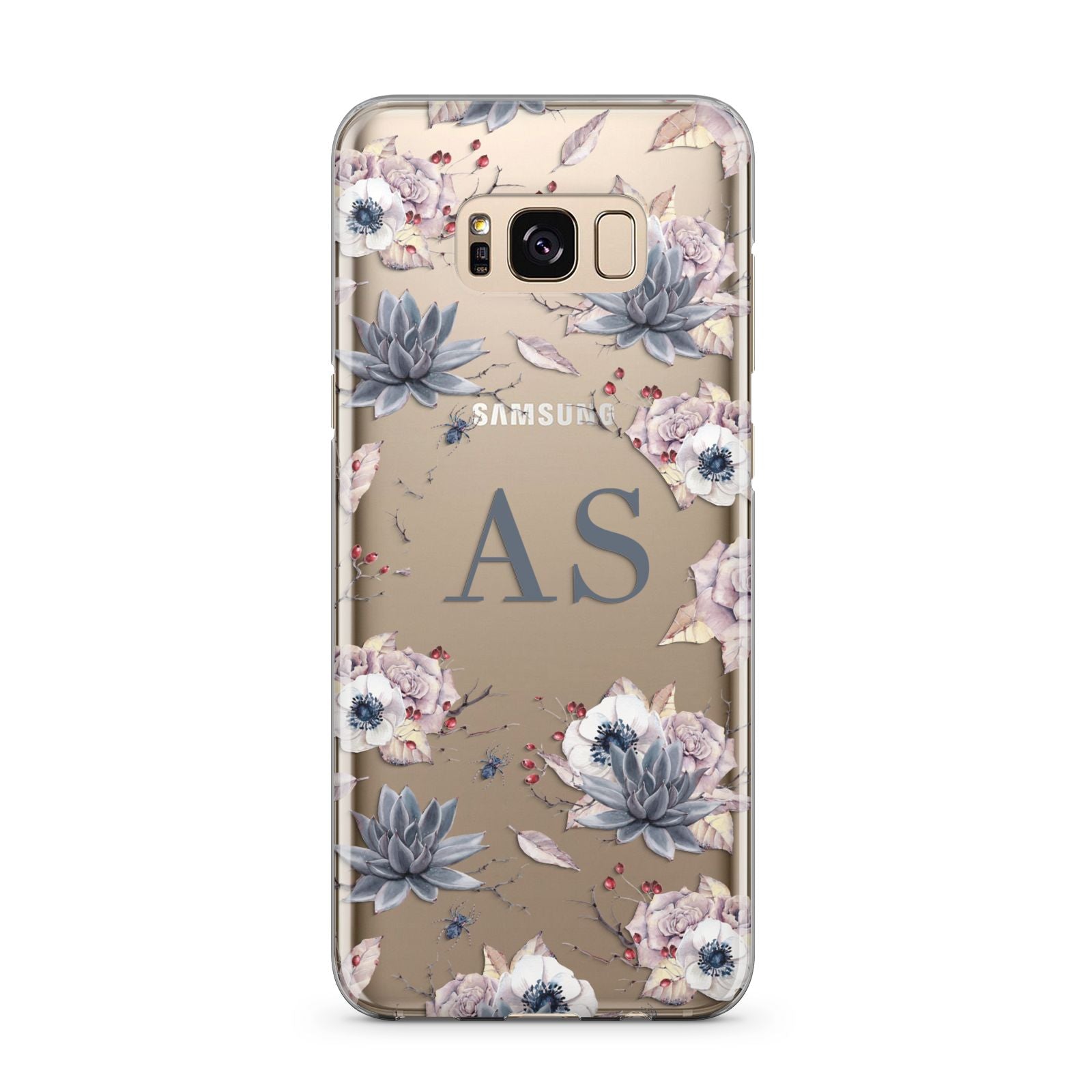 Personalised Halloween Floral Samsung Galaxy S8 Plus Case