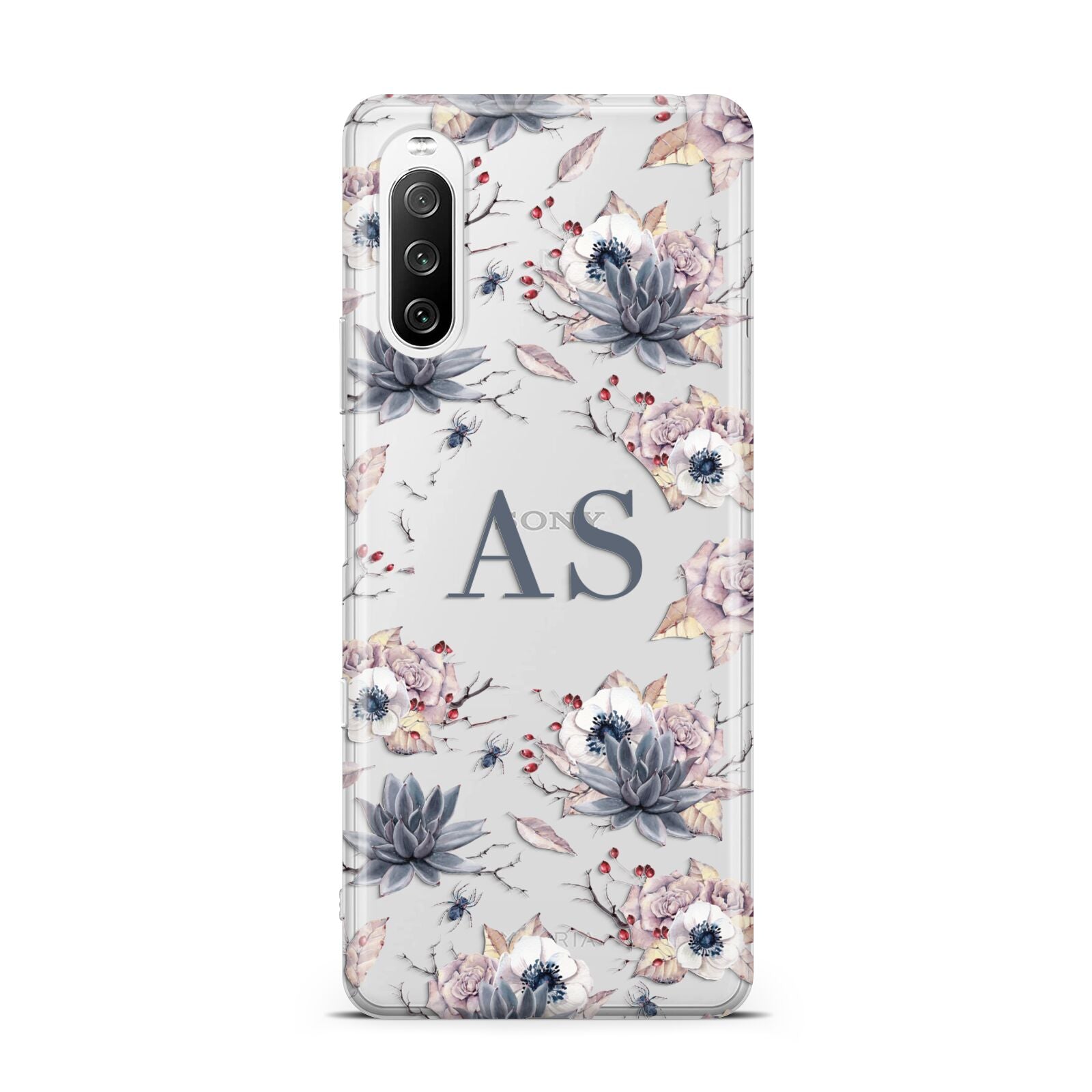 Personalised Halloween Floral Sony Xperia 10 III Case
