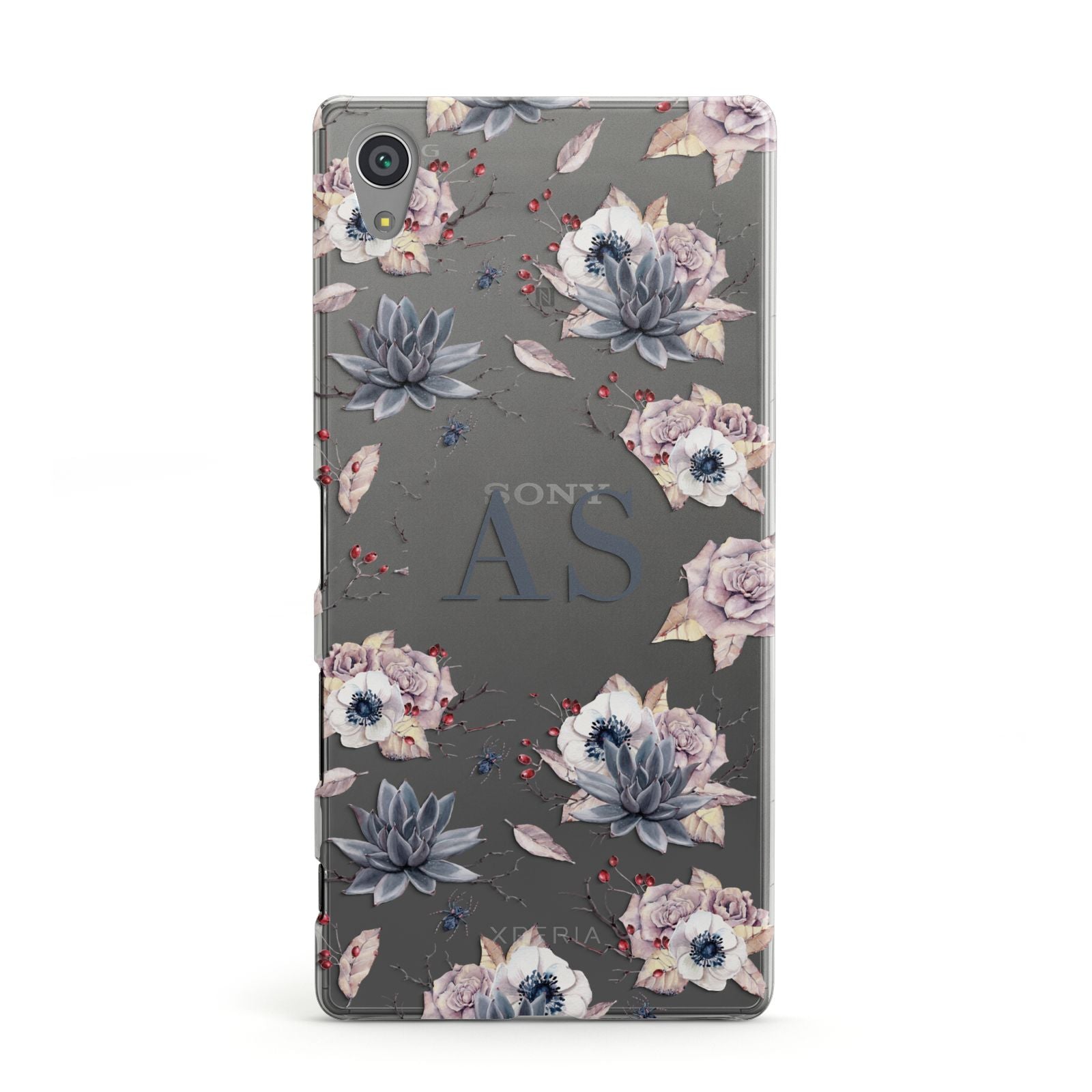 Personalised Halloween Floral Sony Xperia Case