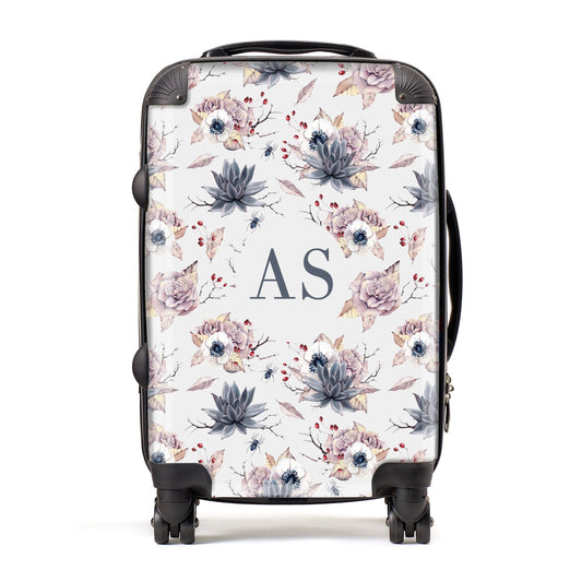 Personalised Halloween Floral Suitcase