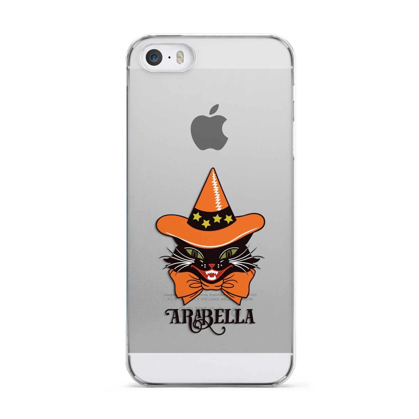 Personalised Halloween Hat Cat Apple iPhone 5 Case