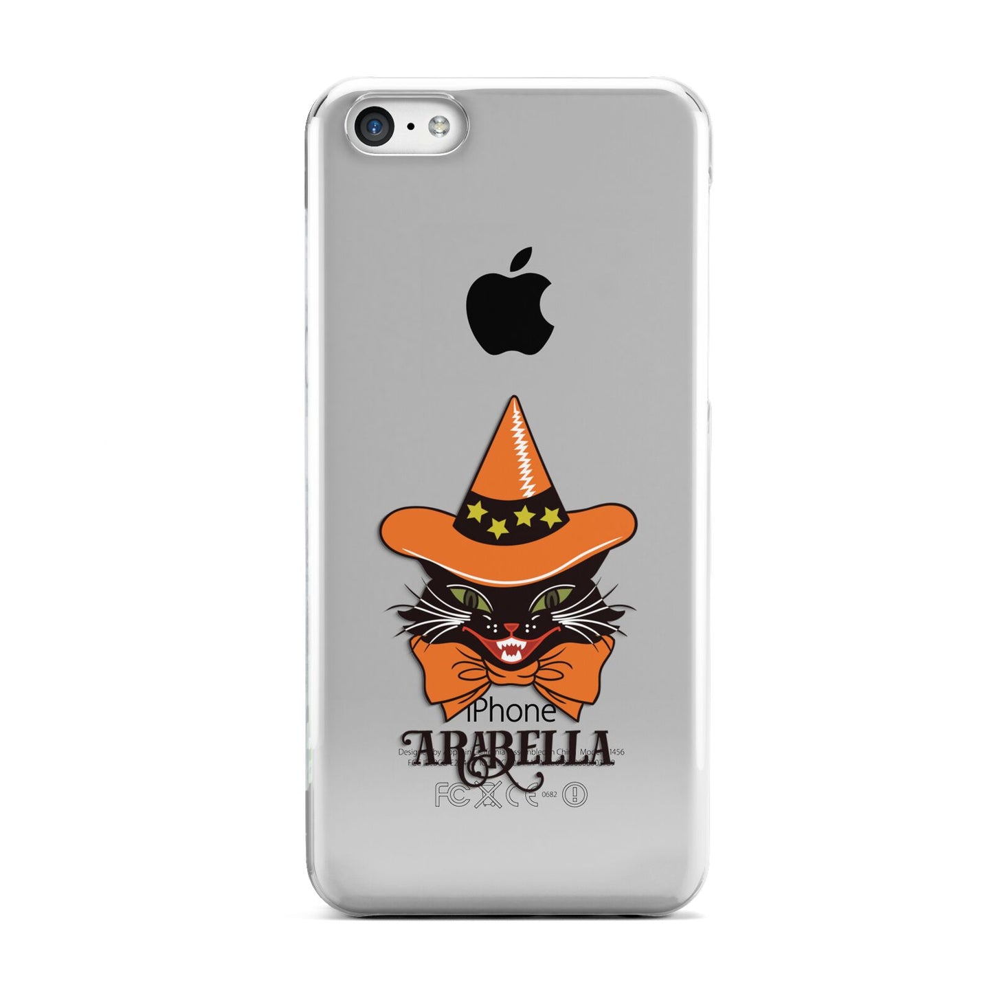 Personalised Halloween Hat Cat Apple iPhone 5c Case