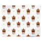 Personalised Halloween Hat Cat Personalised Wrapping Paper Alternative