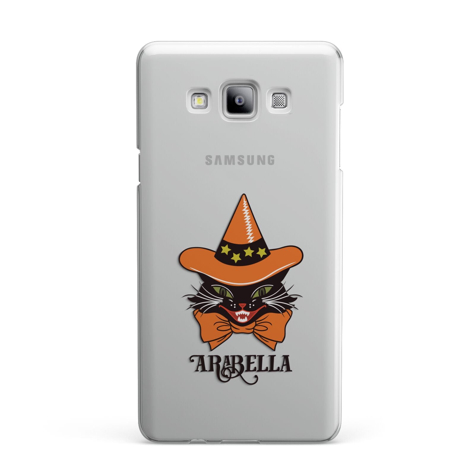 Personalised Halloween Hat Cat Samsung Galaxy A7 2015 Case