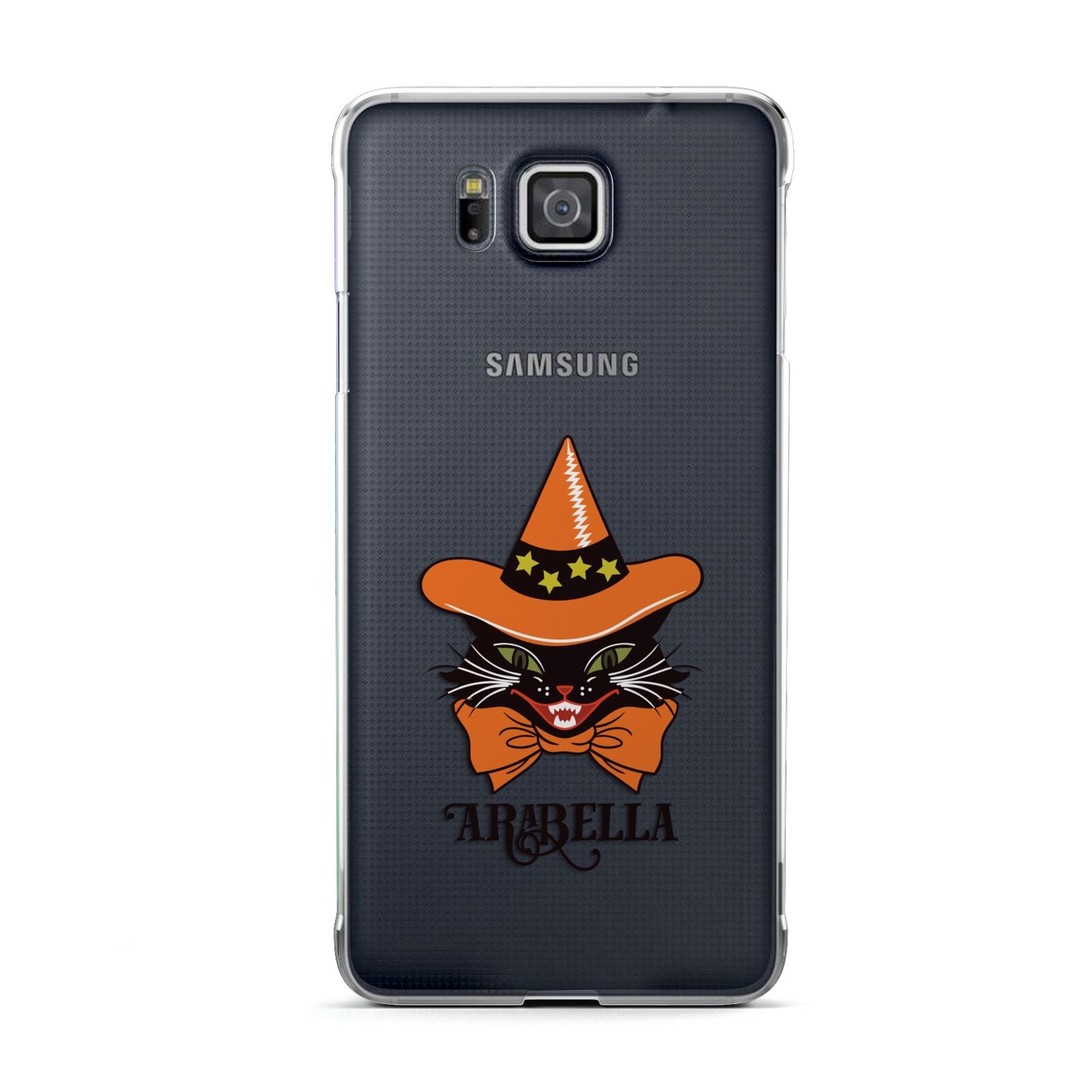 Personalised Halloween Hat Cat Samsung Galaxy Alpha Case
