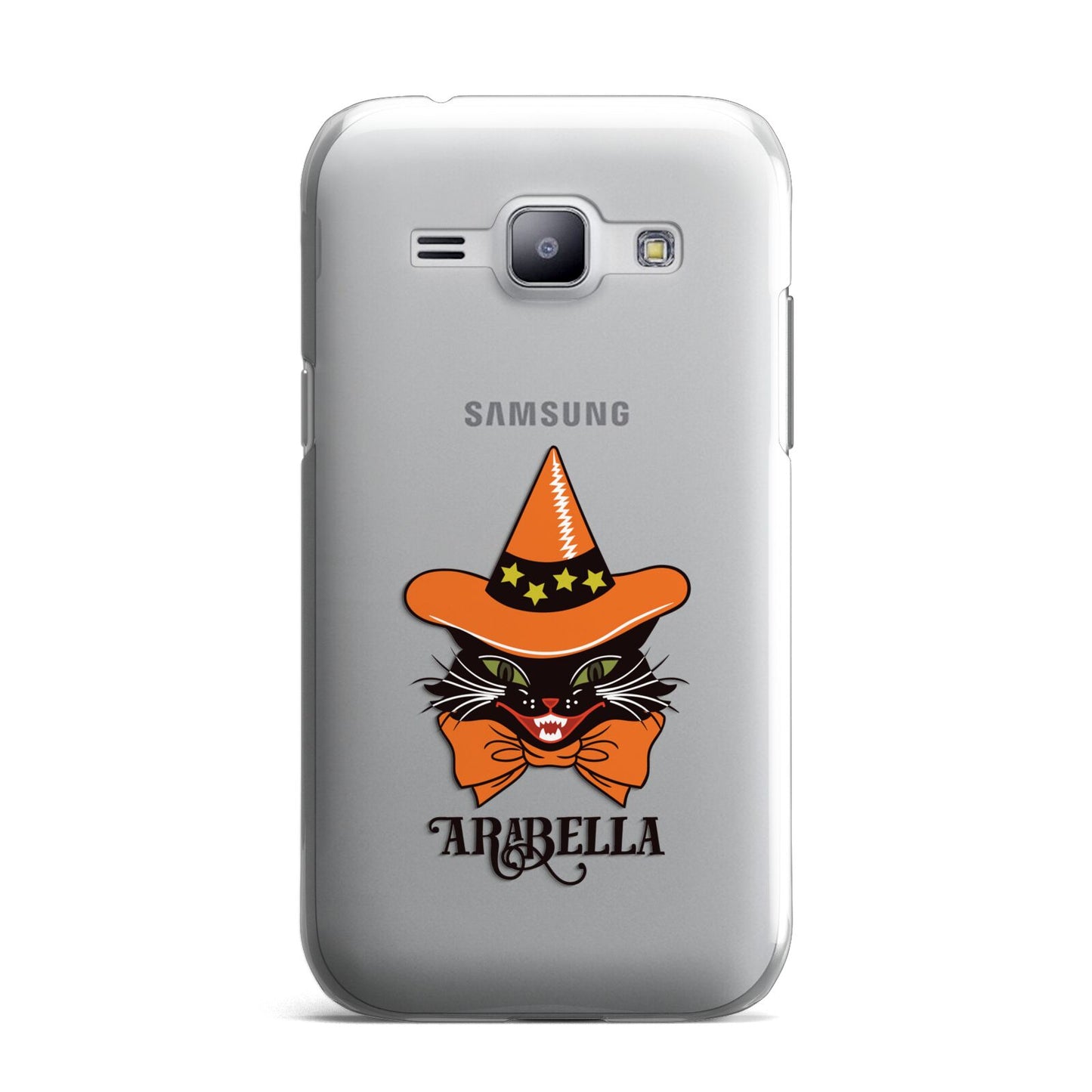 Personalised Halloween Hat Cat Samsung Galaxy J1 2015 Case