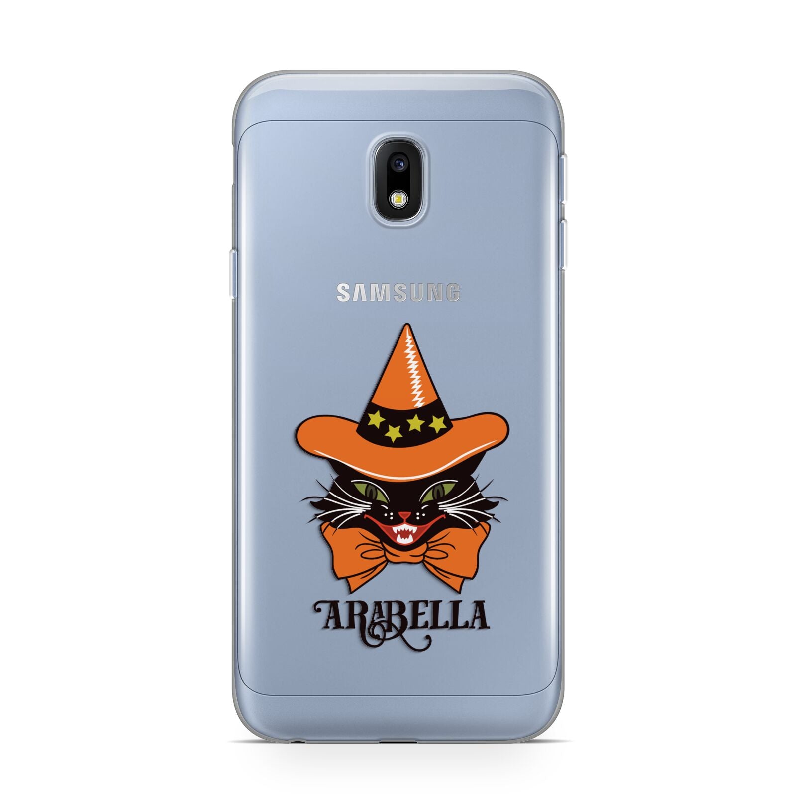 Personalised Halloween Hat Cat Samsung Galaxy J3 2017 Case