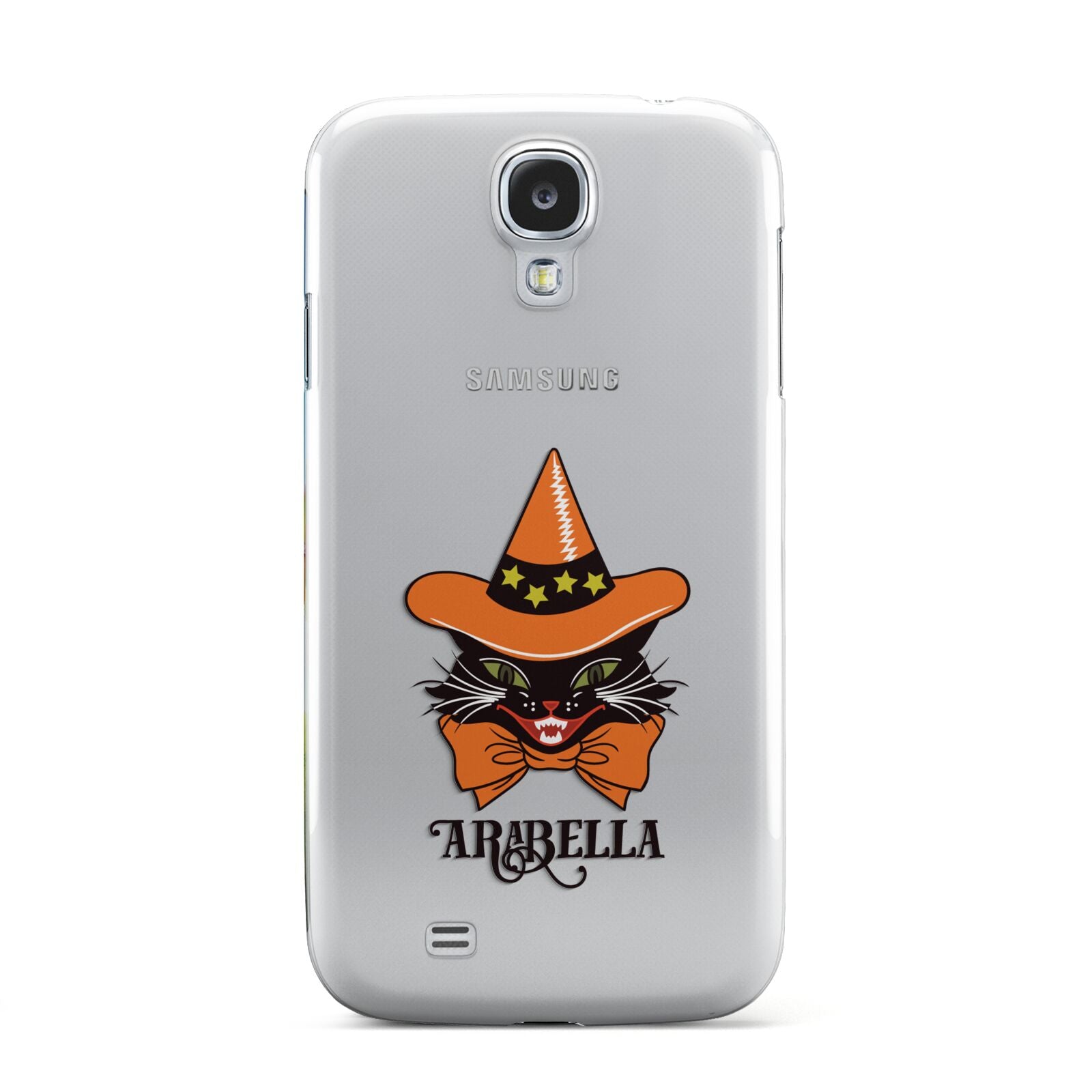 Personalised Halloween Hat Cat Samsung Galaxy S4 Case