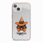 Personalised Halloween Hat Cat iPhone 13 TPU Impact Case with Pink Edges