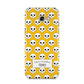Personalised Halloween Heart Skulls Samsung Galaxy A5 2017 Case on gold phone