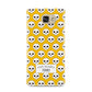 Personalised Halloween Heart Skulls Samsung Galaxy A9 2016 Case on gold phone