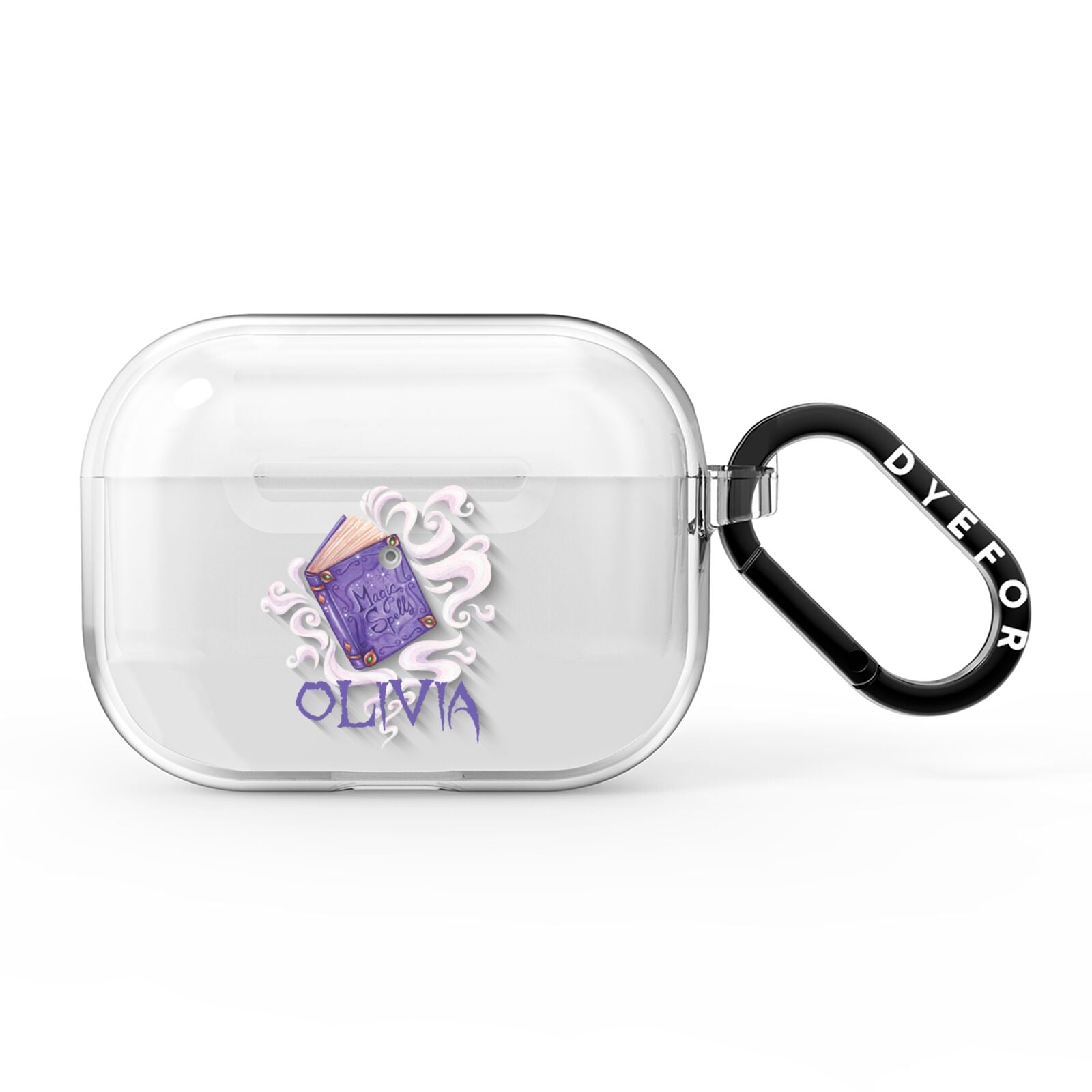 Personalised Halloween Magic Spell AirPods Pro Clear Case