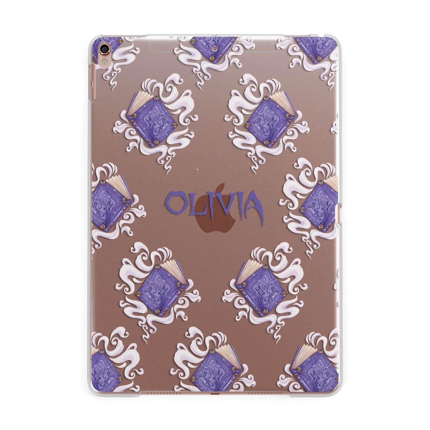 Personalised Halloween Magic Spell Apple iPad Rose Gold Case