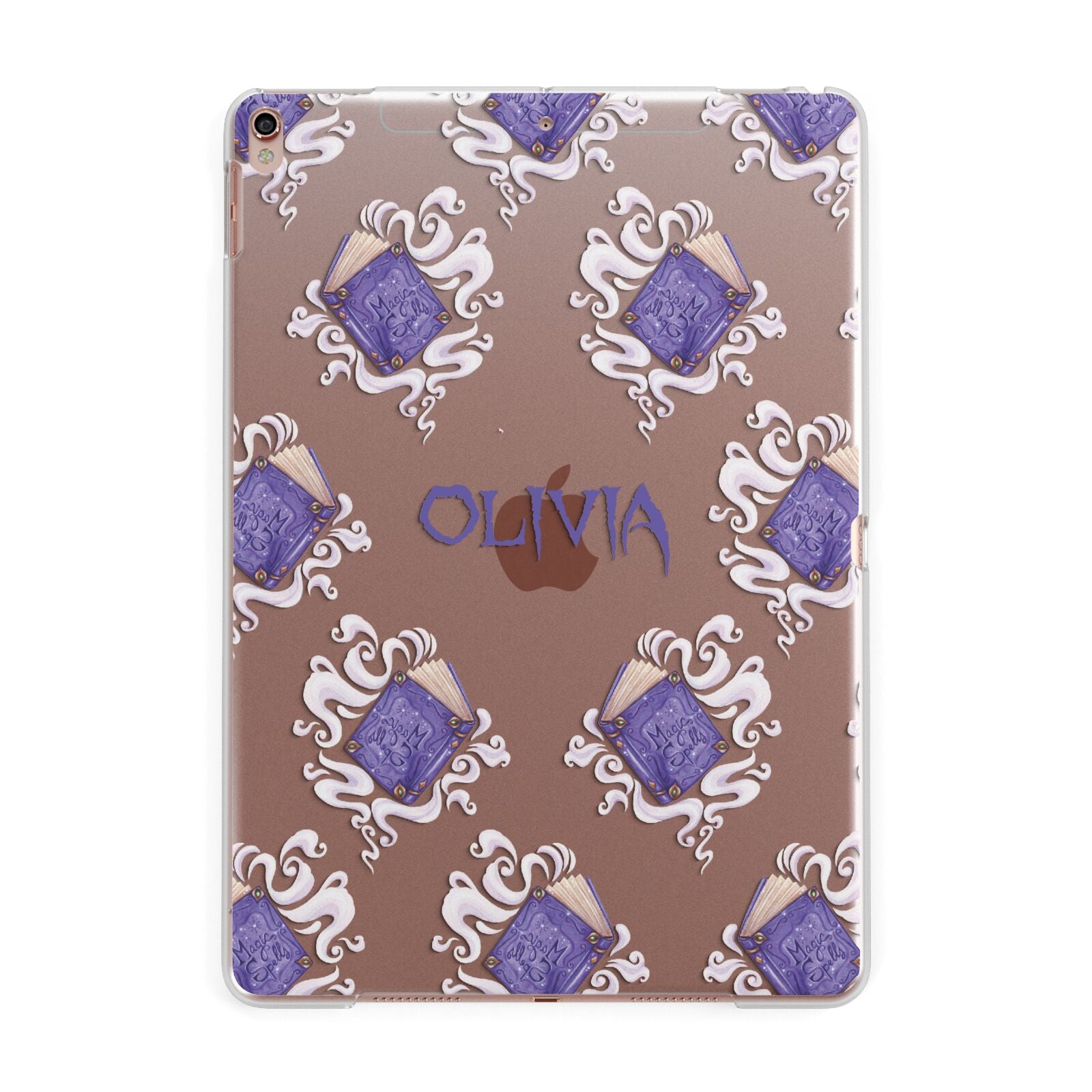 Personalised Halloween Magic Spell Apple iPad Rose Gold Case