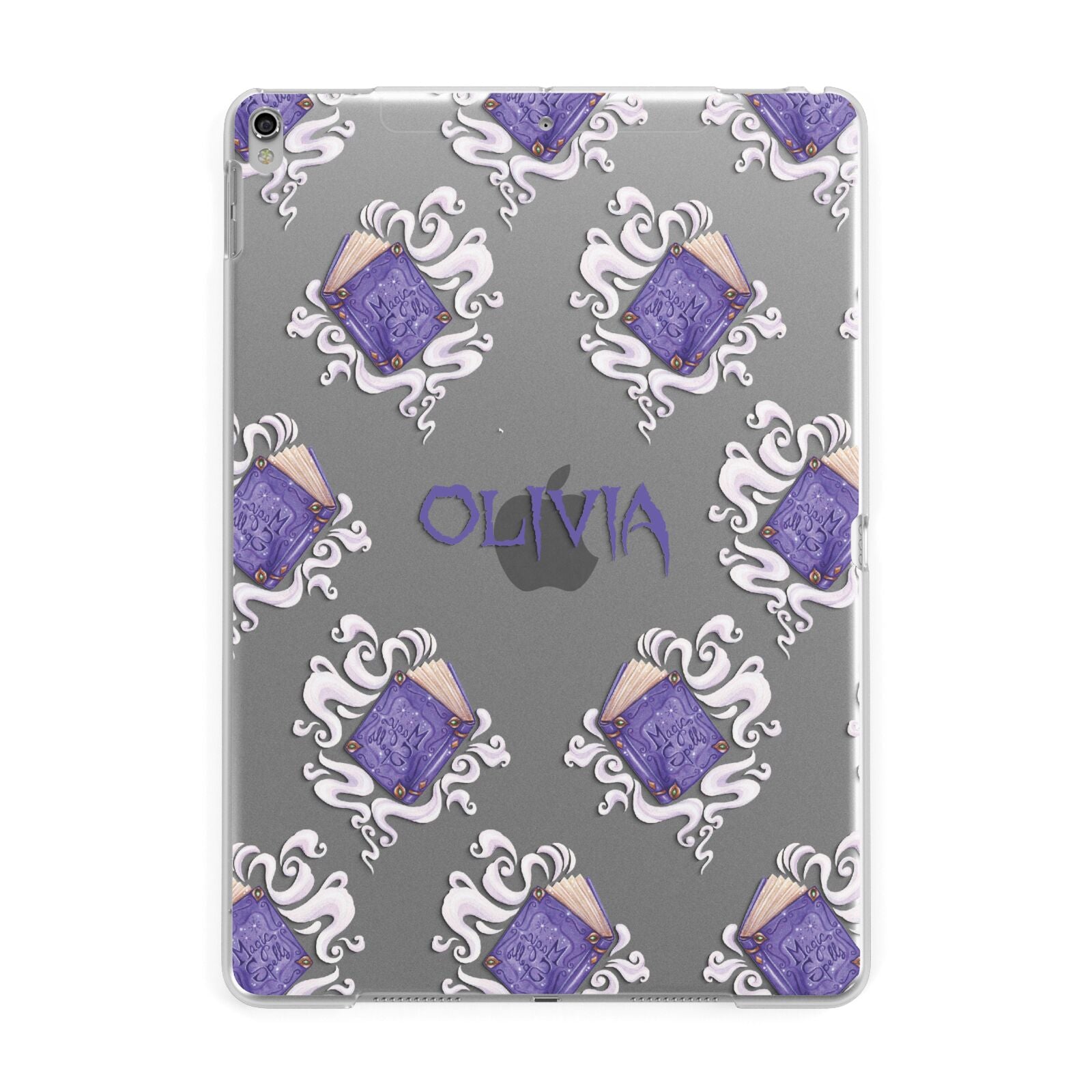 Personalised Halloween Magic Spell Apple iPad Silver Case