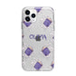 Personalised Halloween Magic Spell Apple iPhone 11 Pro in Silver with Bumper Case