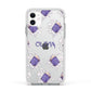 Personalised Halloween Magic Spell Apple iPhone 11 in White with White Impact Case