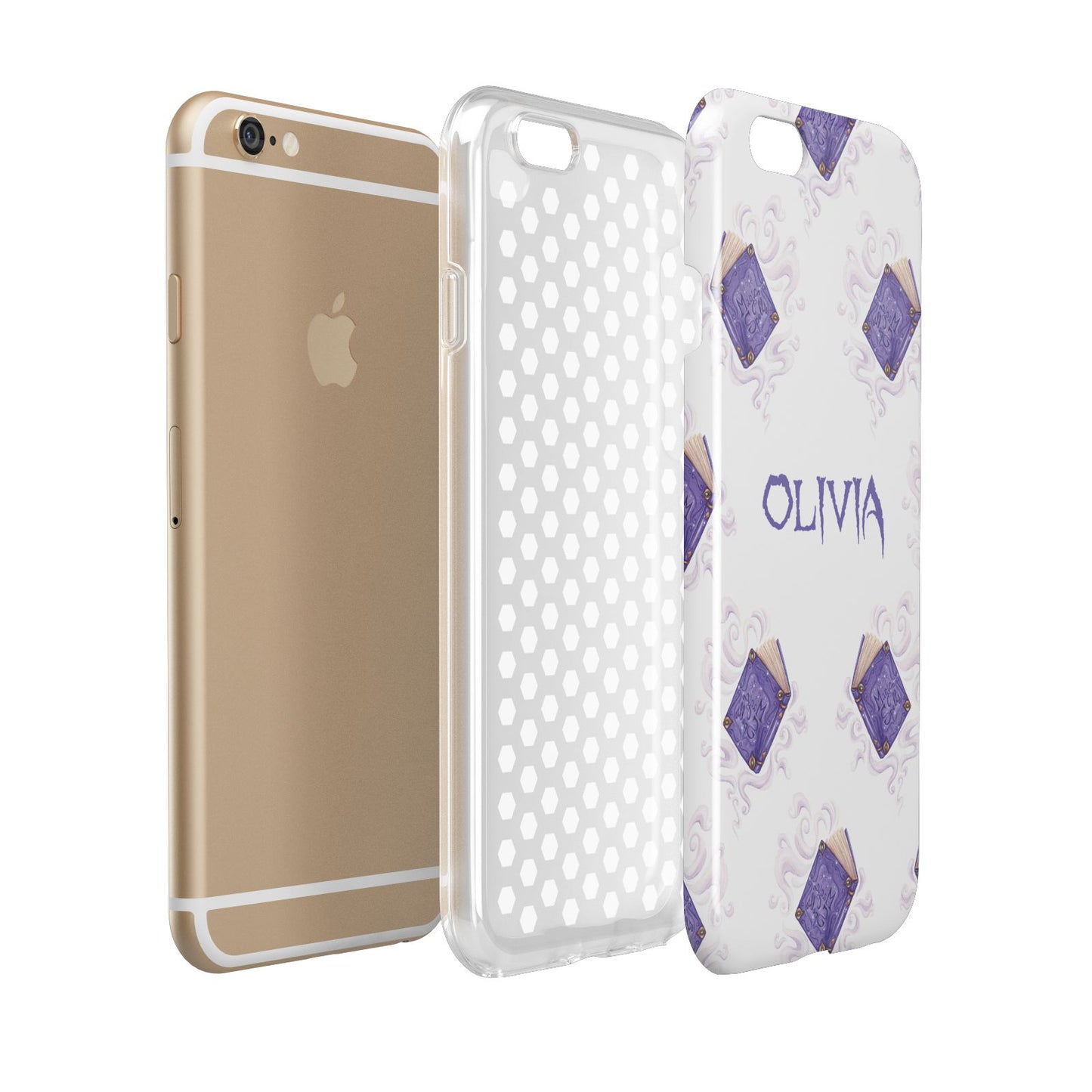 Personalised Halloween Magic Spell Apple iPhone 6 3D Tough Case Expanded view