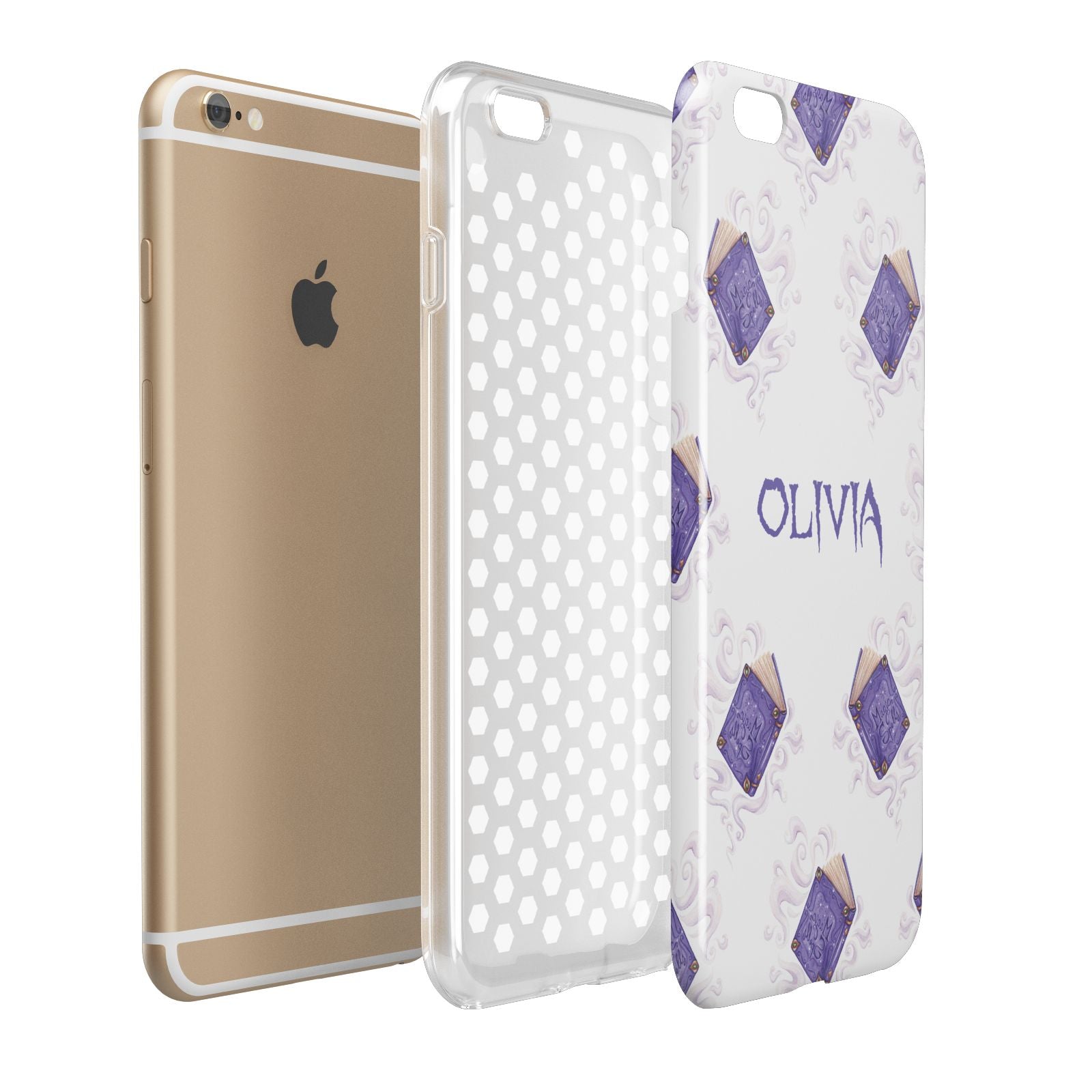 Personalised Halloween Magic Spell Apple iPhone 6 Plus 3D Tough Case