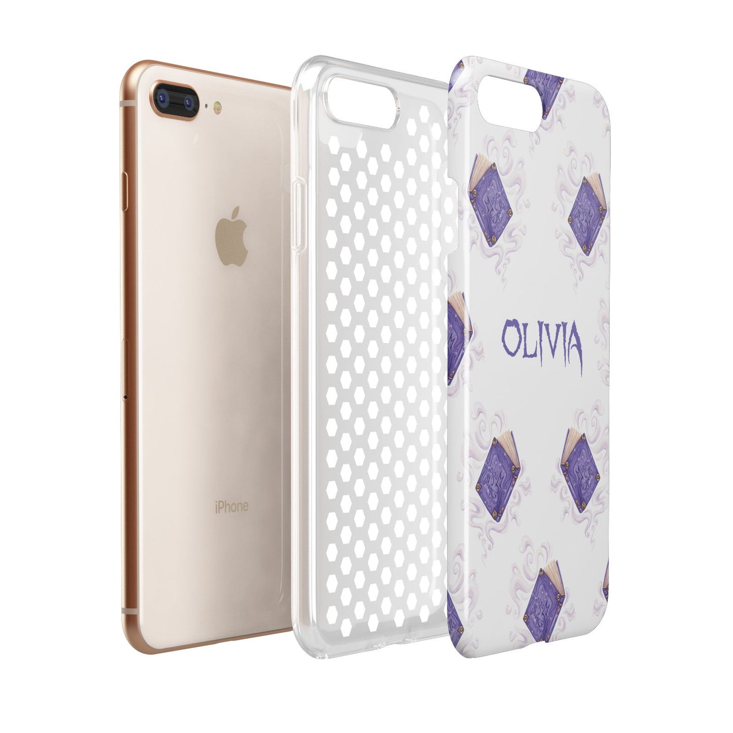 Personalised Halloween Magic Spell Apple iPhone 7 8 Plus 3D Tough Case Expanded View