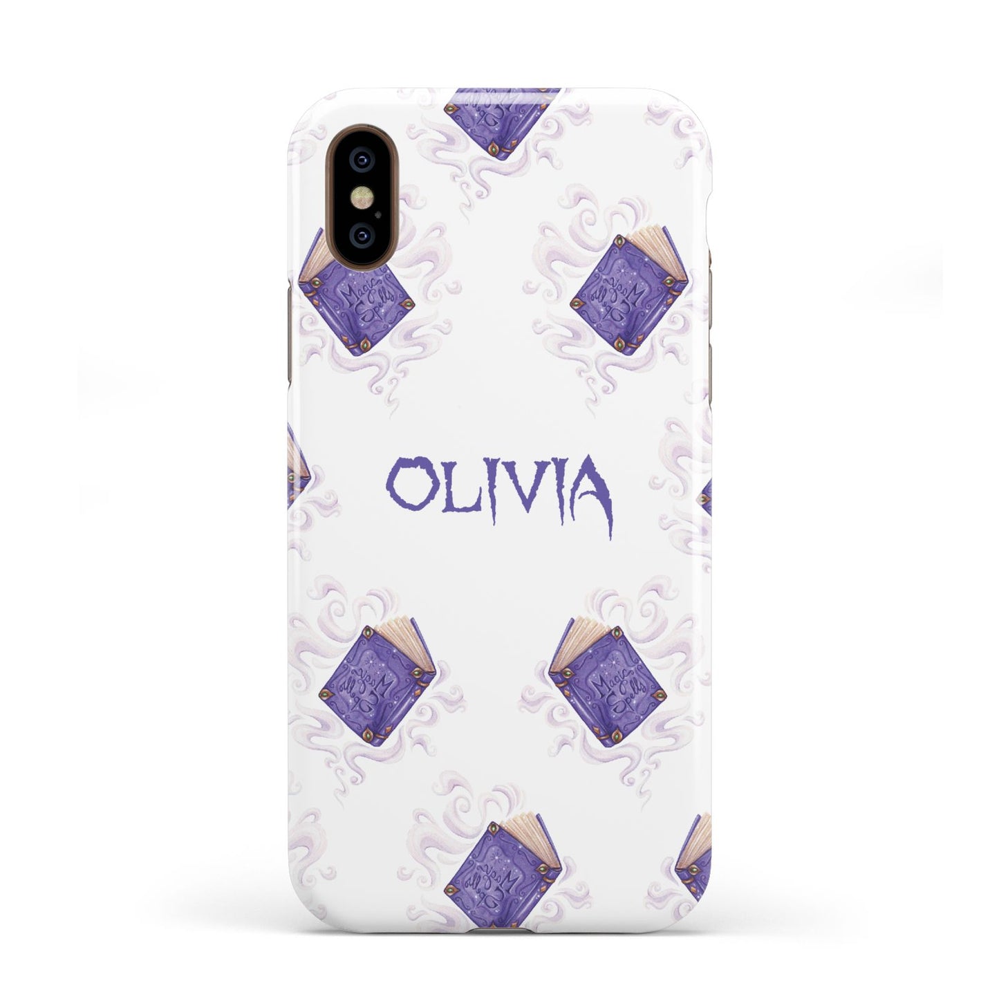 Personalised Halloween Magic Spell Apple iPhone XS 3D Tough