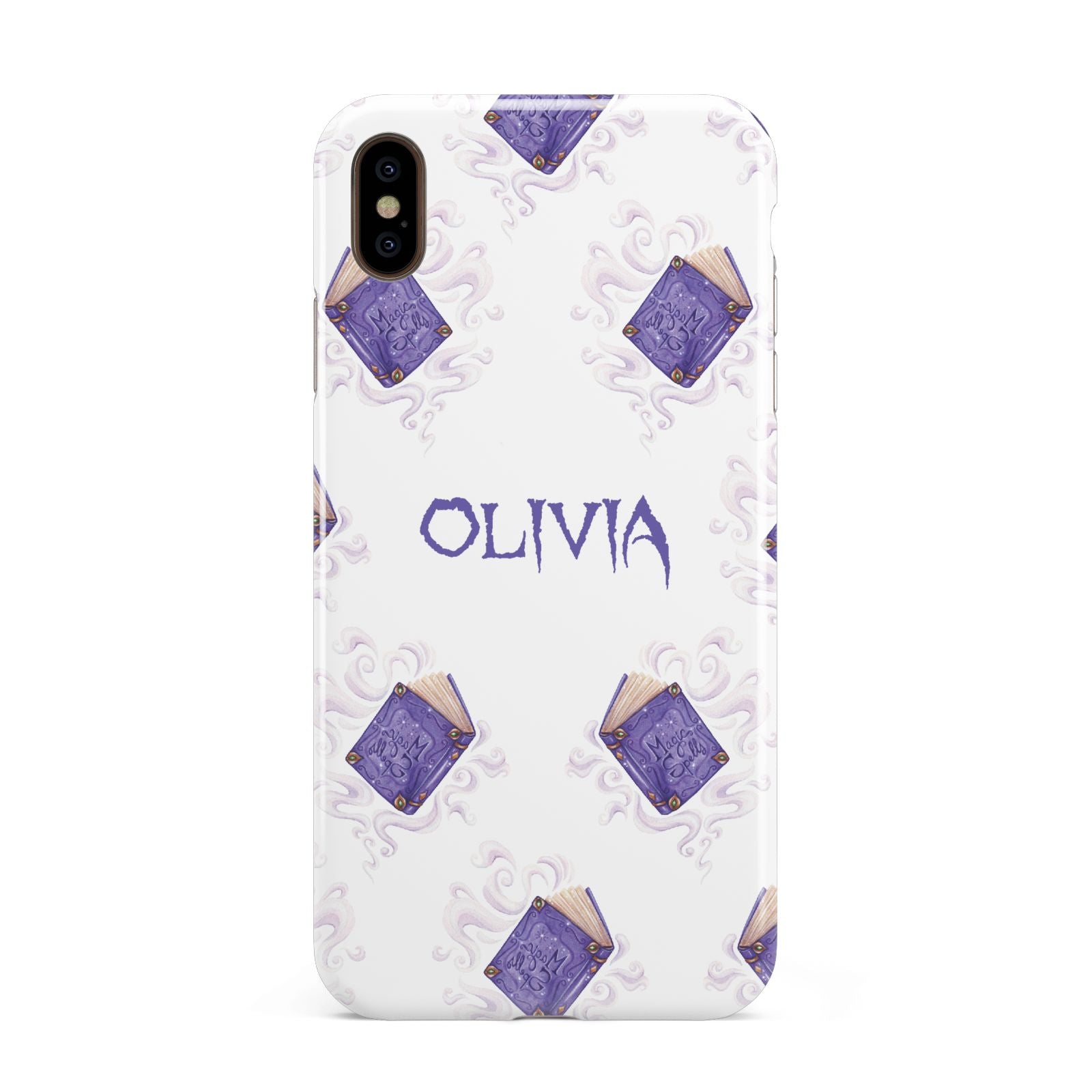 Personalised Halloween Magic Spell Apple iPhone Xs Max 3D Tough Case