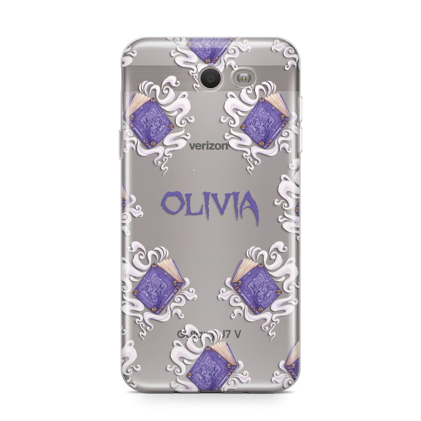 Personalised Halloween Magic Spell Samsung Galaxy J7 2017 Case