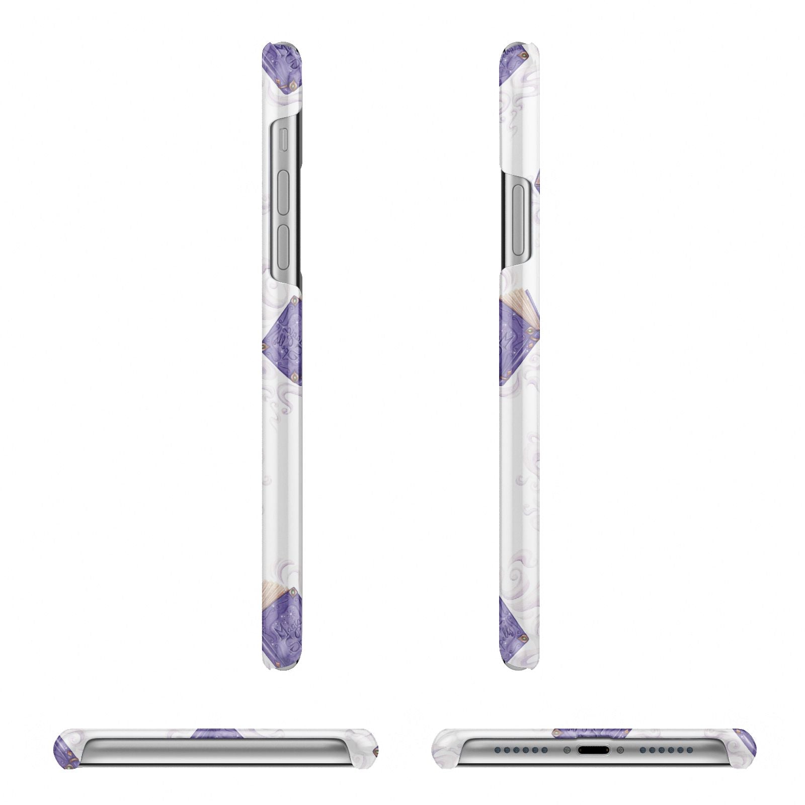 Personalised Halloween Magic Spell iPhone 11 Pro 3D Snap Case Angle Images