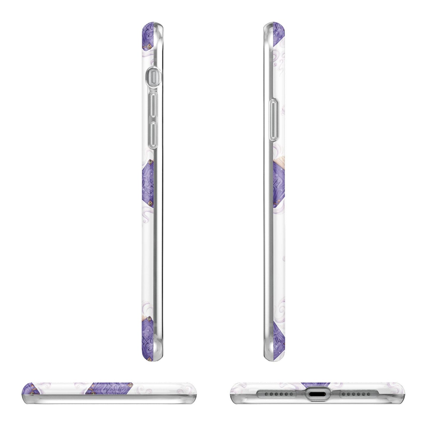 Personalised Halloween Magic Spell iPhone 11 Pro 3D Tough Case Angle Images