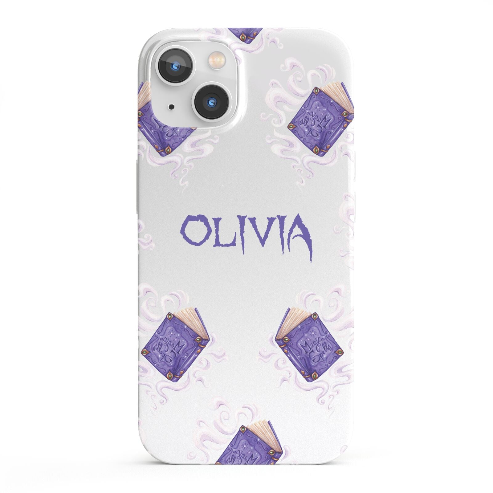 Personalised Halloween Magic Spell iPhone 13 Full Wrap 3D Snap Case