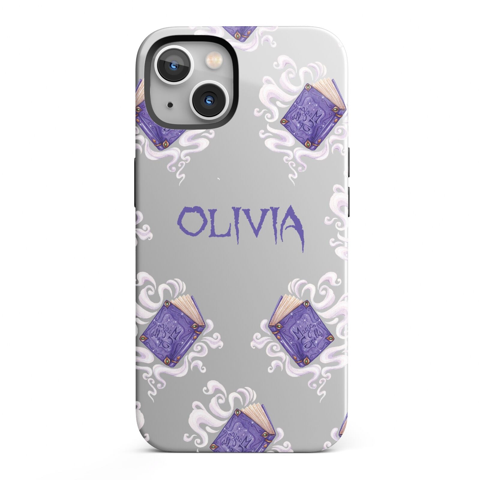 Personalised Halloween Magic Spell iPhone 13 Full Wrap 3D Tough Case