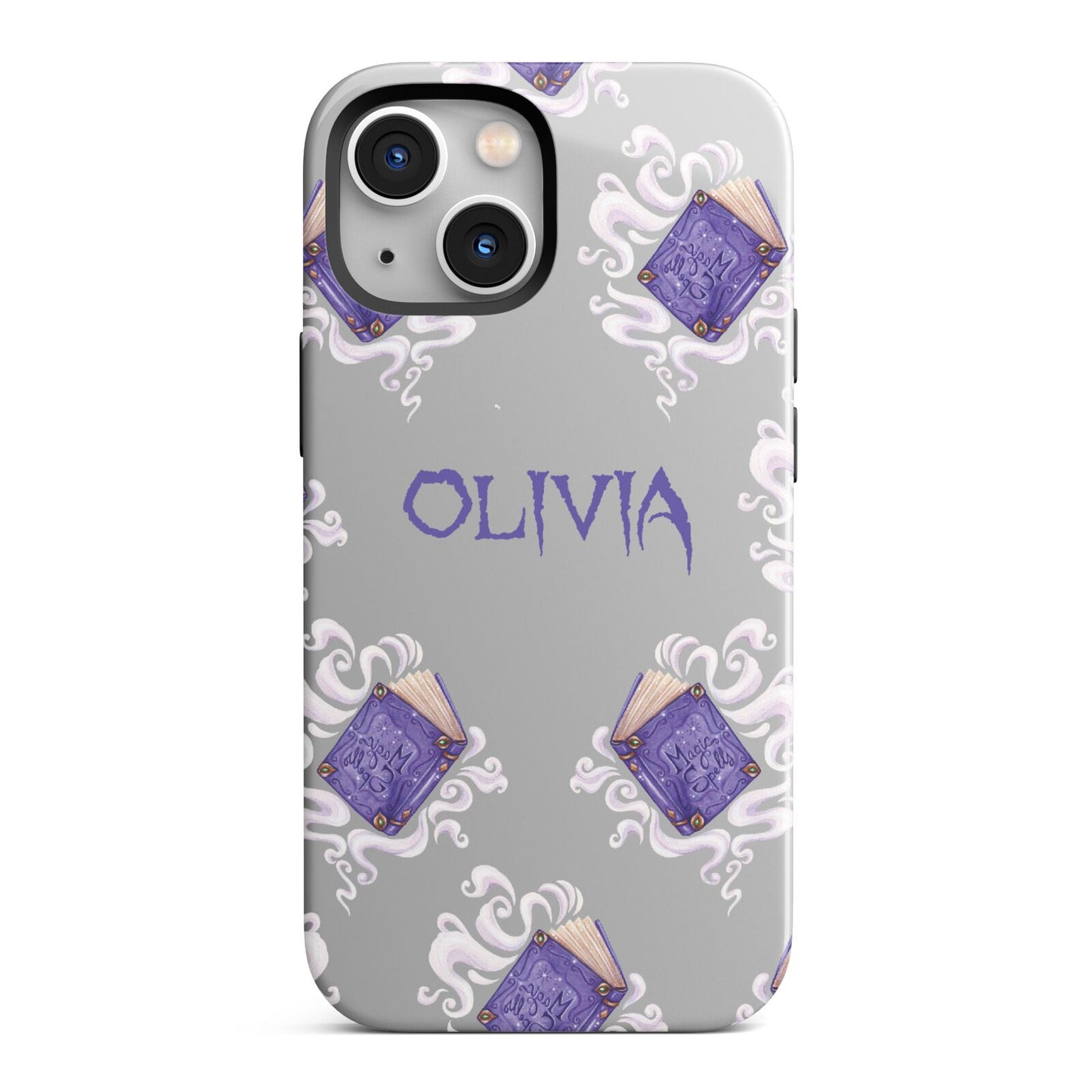 Personalised Halloween Magic Spell iPhone 13 Mini Full Wrap 3D Tough Case