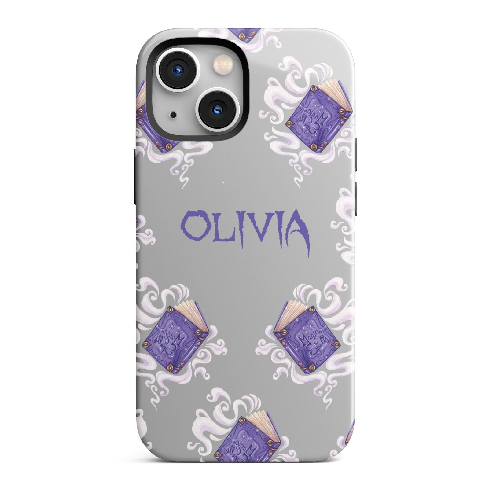 Personalised Halloween Magic Spell iPhone 13 Mini Full Wrap 3D Tough Case