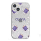 Personalised Halloween Magic Spell iPhone 13 Mini TPU Impact Case with White Edges