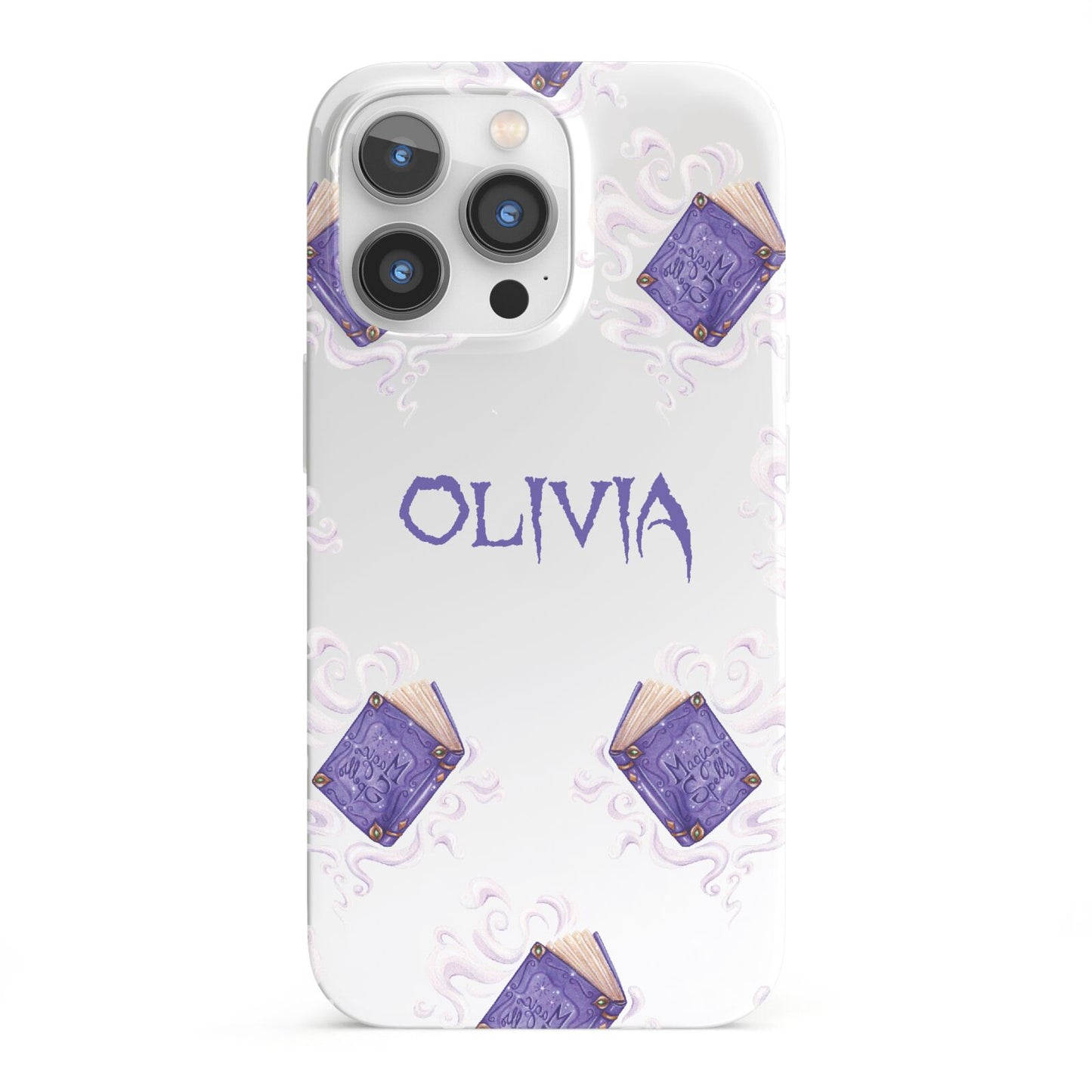 Personalised Halloween Magic Spell iPhone 13 Pro Full Wrap 3D Snap Case