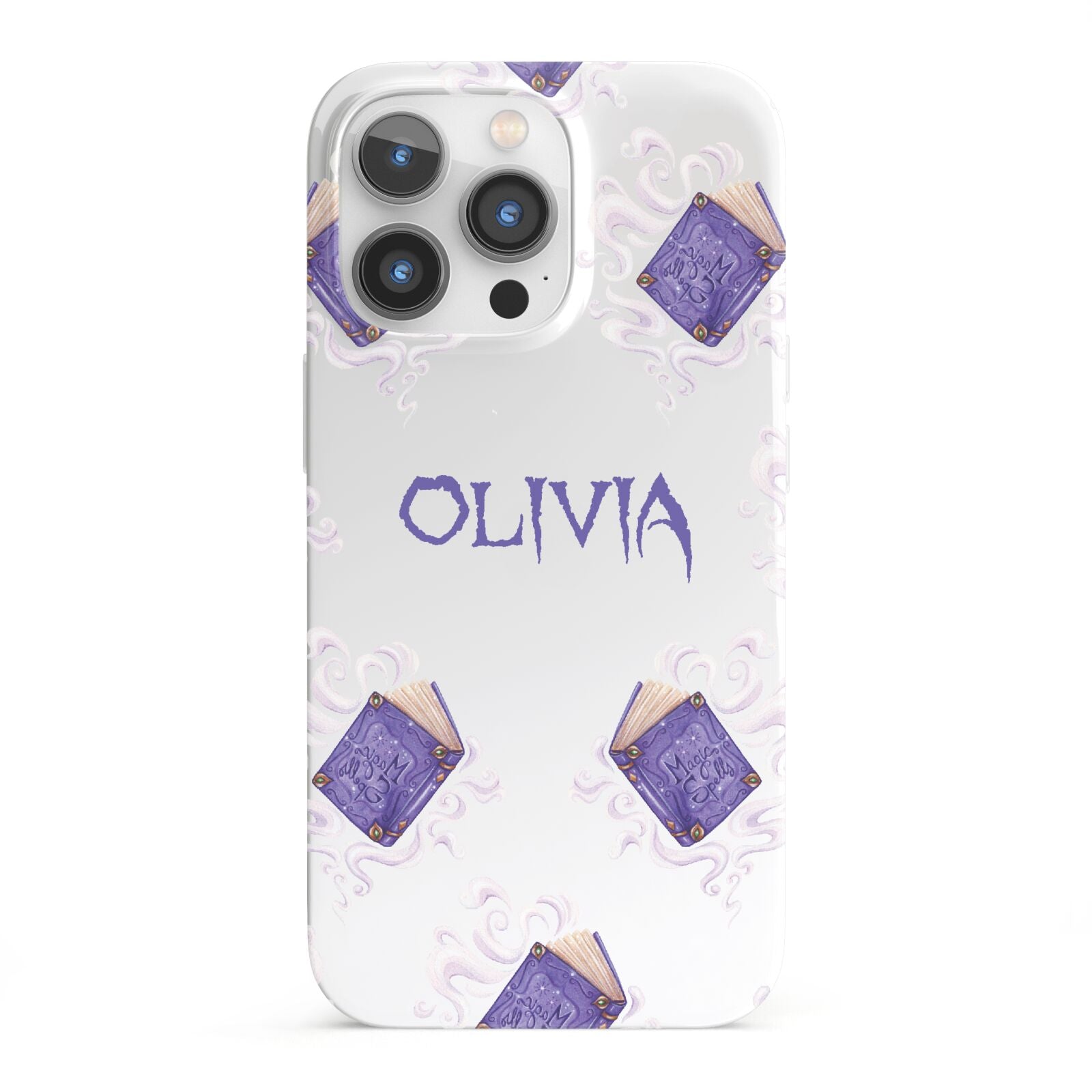 Personalised Halloween Magic Spell iPhone 13 Pro Full Wrap 3D Snap Case