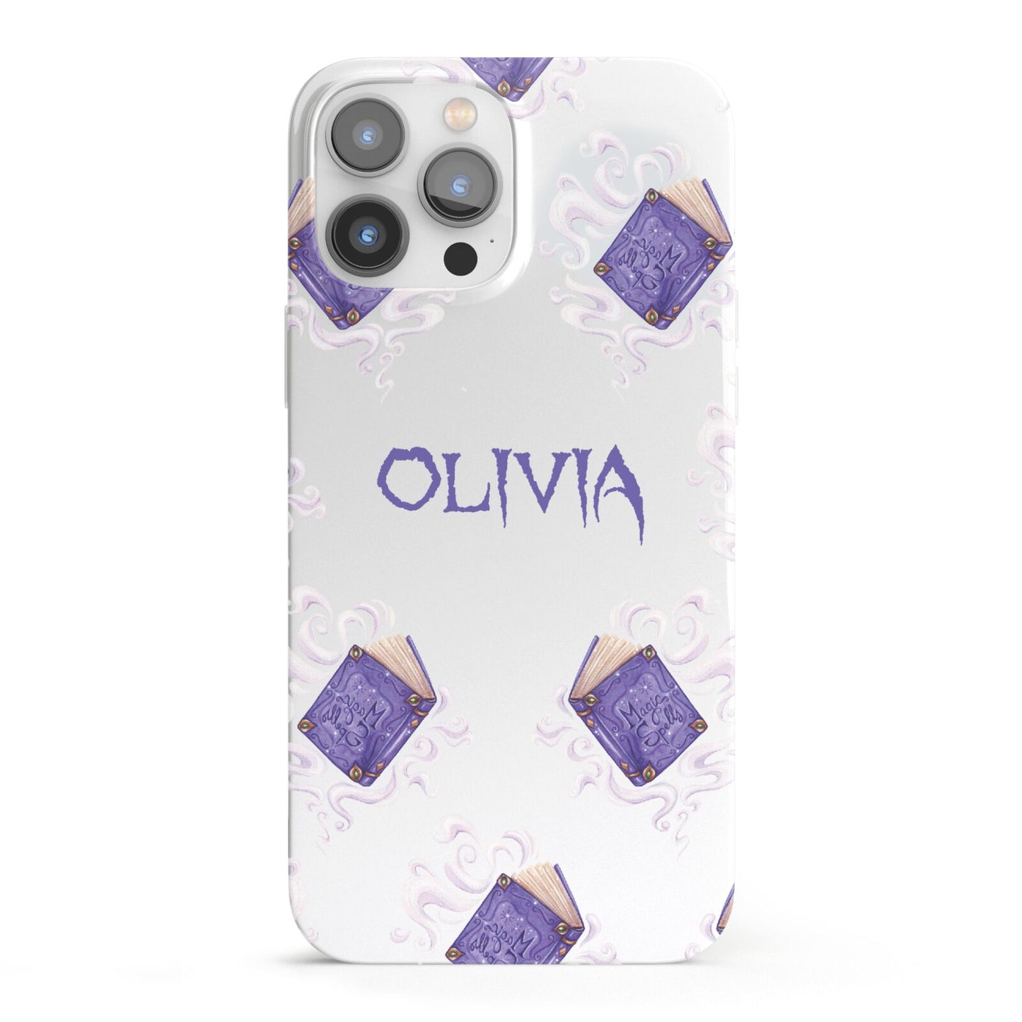 Personalised Halloween Magic Spell iPhone 13 Pro Max Full Wrap 3D Snap Case