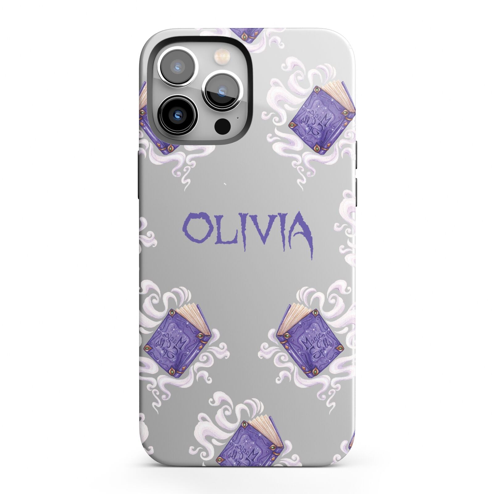 Personalised Halloween Magic Spell iPhone 13 Pro Max Full Wrap 3D Tough Case