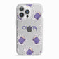 Personalised Halloween Magic Spell iPhone 13 Pro TPU Impact Case with White Edges